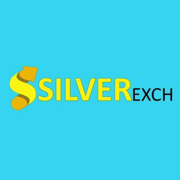 SilverExch official 2025 hero banner showing verified ID login and app interface in blue–silver theme