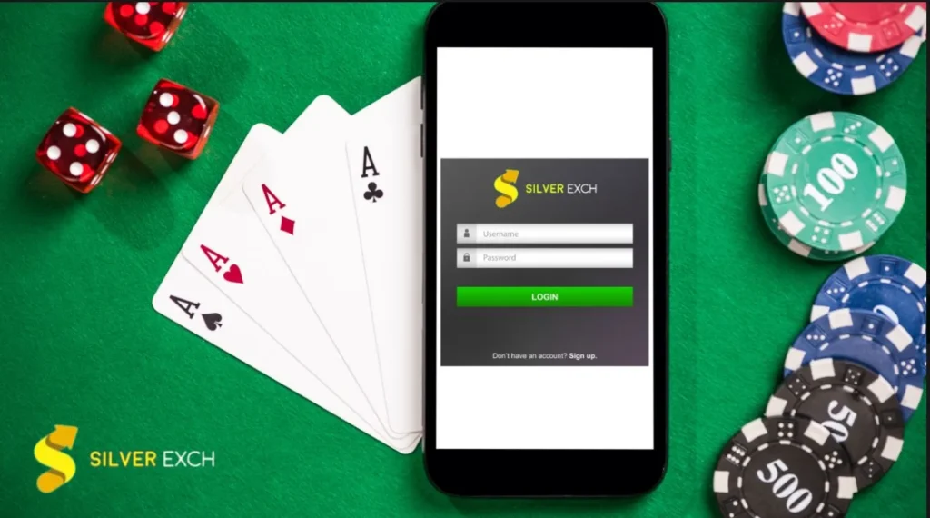 “SilverExch app login screen 2025 showing secure username and password interface on officialsilverexch.com”