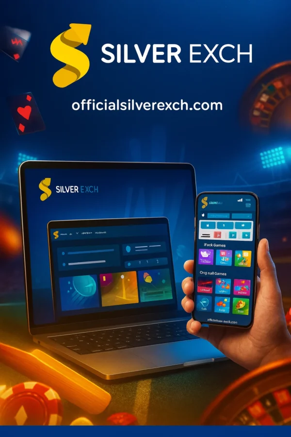 SilverExch 2025 verified casino and cricket gaming platform with official logo on officialsilverexch.com