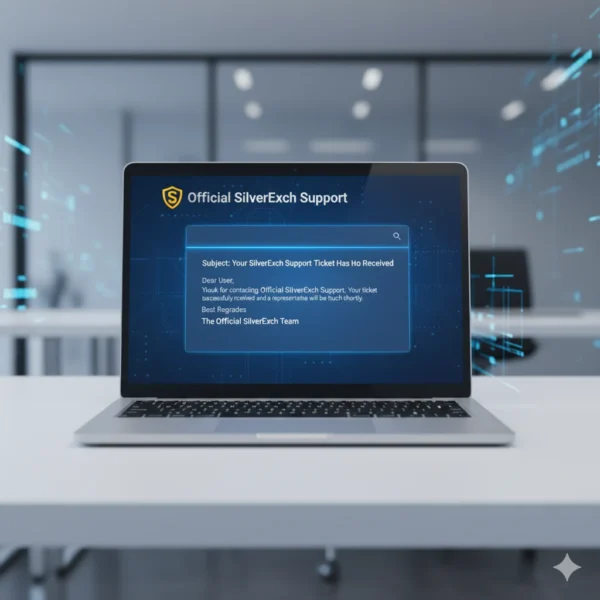 “SilverExch customer support escalation process 2025 showing four-step workflow WhatsApp to Email to Form to Resolution.”