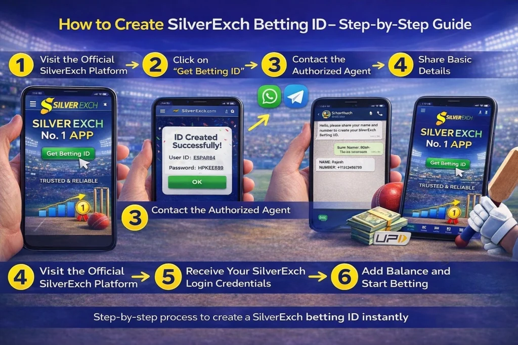 How to create SilverExch betting ID step by step for online cricket betting