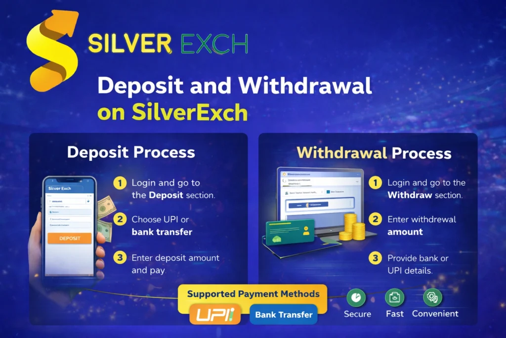 Deposit and Withdrawal on SilverExch | UPI & Bank Transfer Guide
