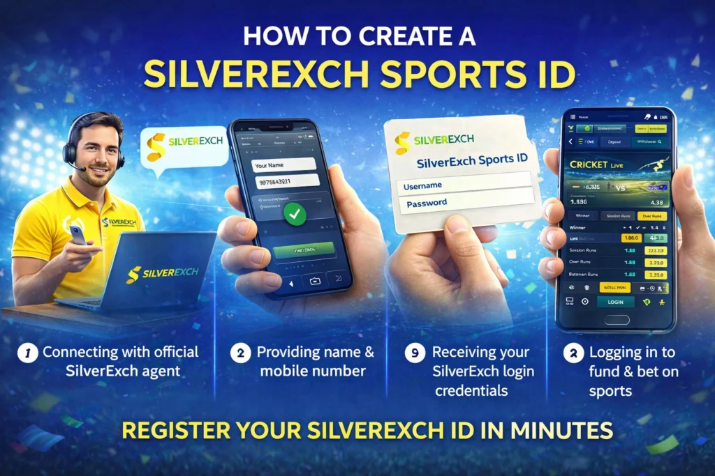 How to create SilverExch Sports ID with simple registration steps in India