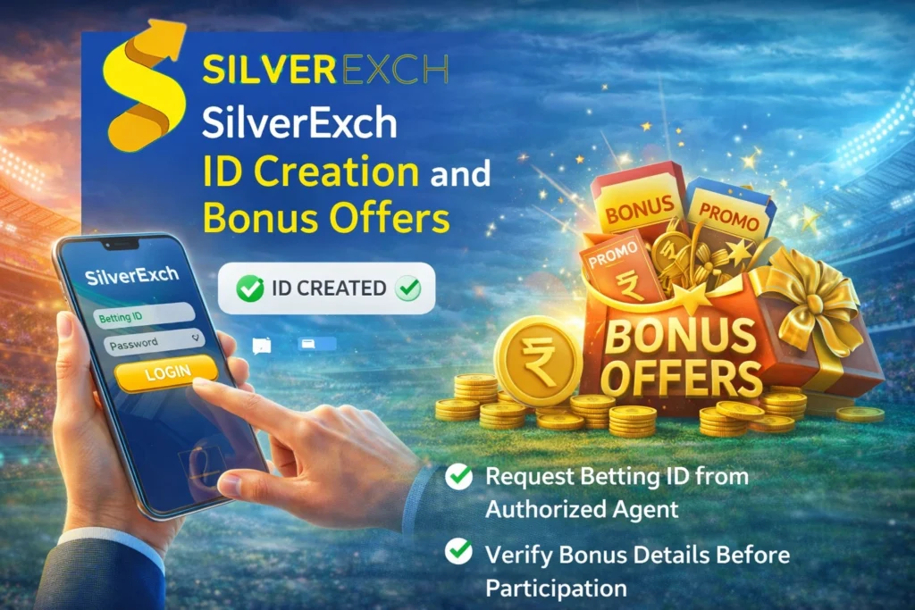 SilverExch ID creation process and bonus offers for online sports betting