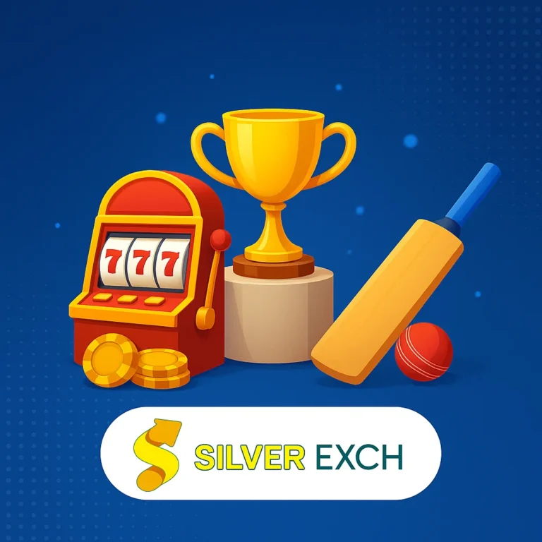 SilverExch App Update 2025 splash screen showing new features, speed boost and security improvements on officialsilverexch.com