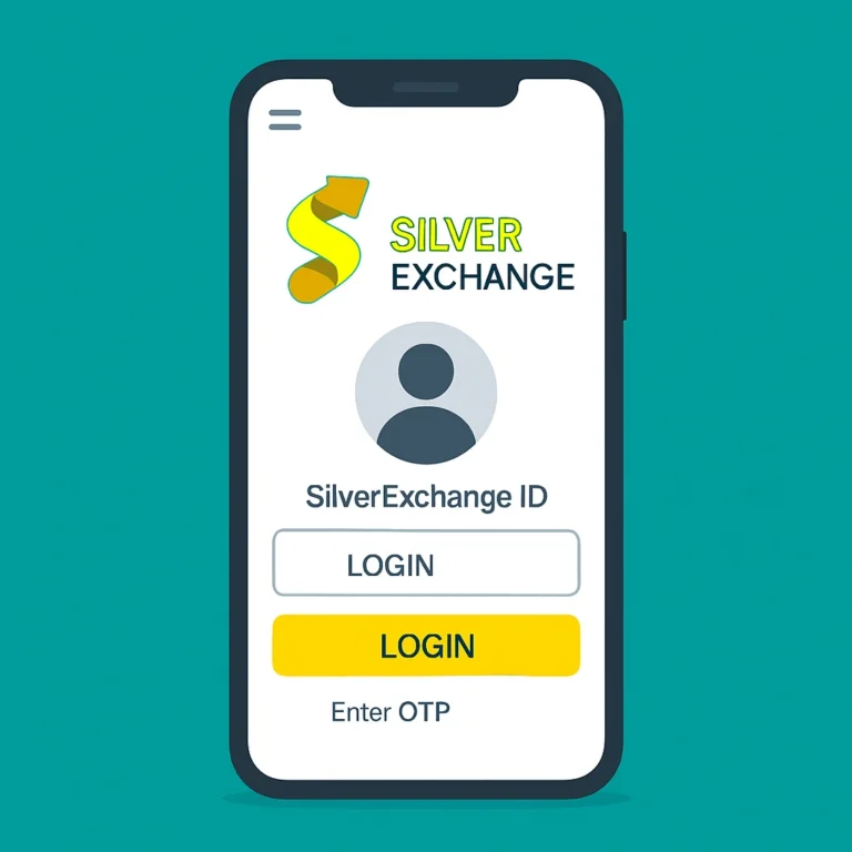 Link your SilverExchange ID with the SilverExchange app — mobile login and OTP verification on officialsilverexch.com